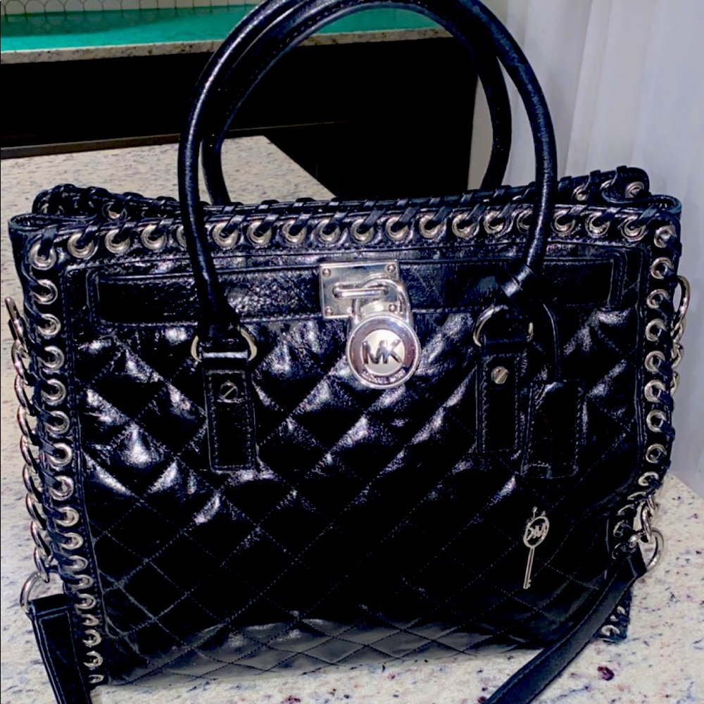 Michael Kors quilted Hamilton bag/purse.